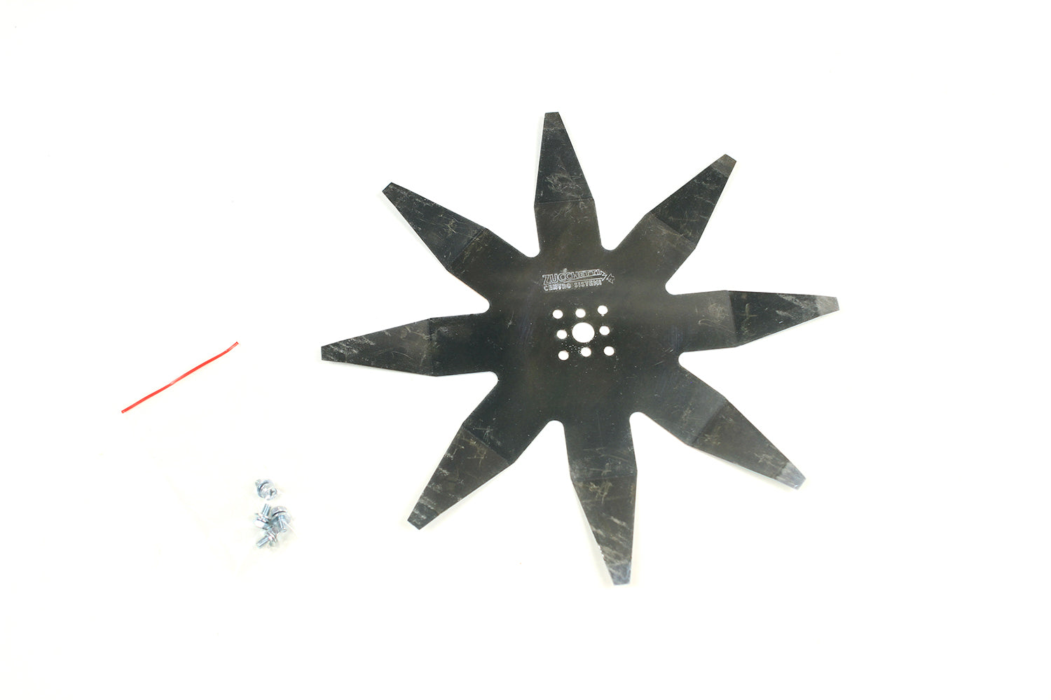 Ambrogio Rasenroboter Messer 25 cm 8-Stern-Federstahlmesser (gekröpft)