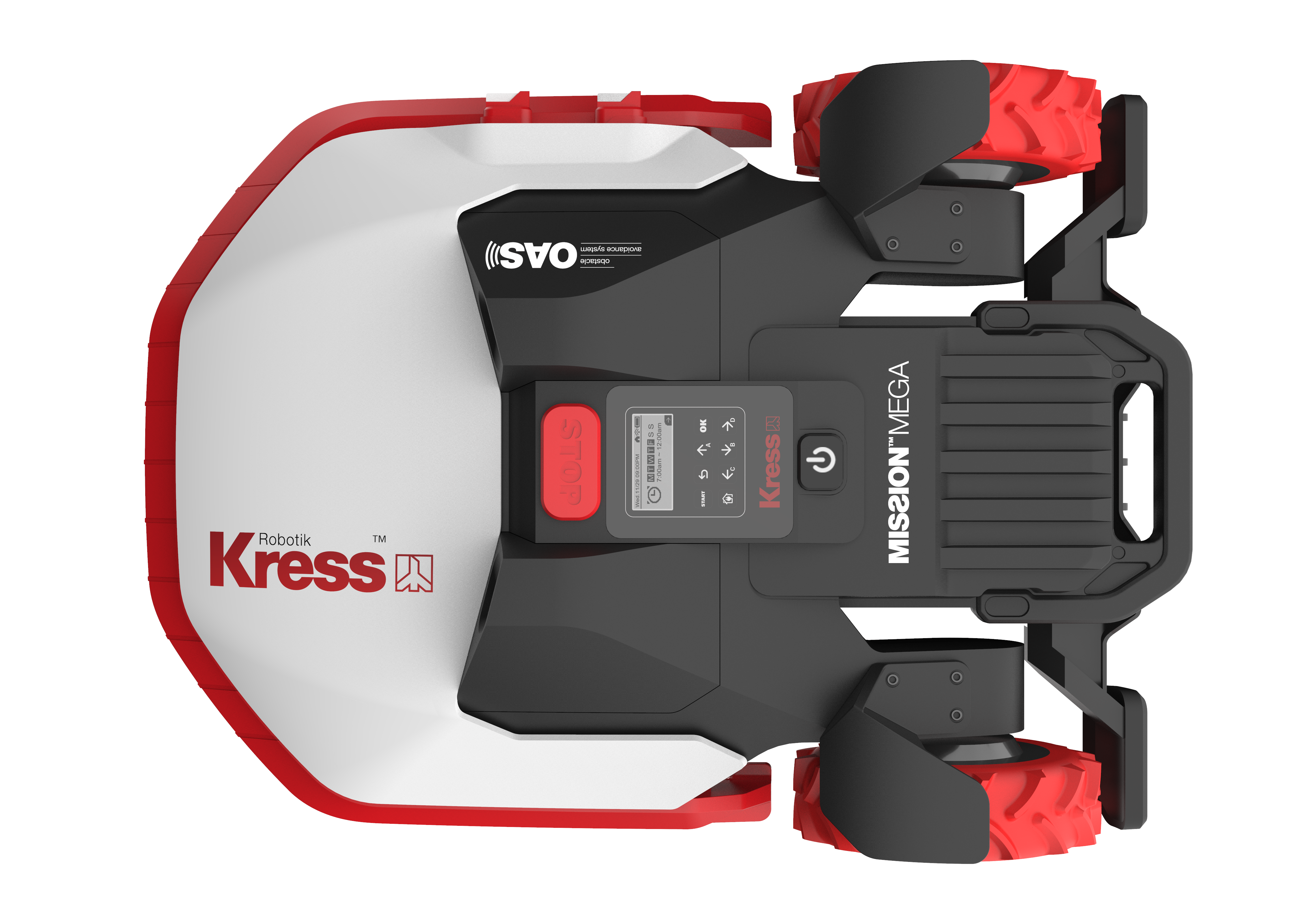Kress Mission Mega KR136E Kabelgebundener Mähroboter – Für Rasenflächen bis 6.500 m²